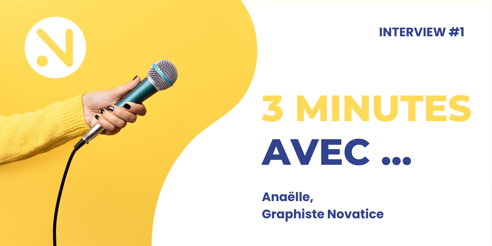 3 minutes avec … Anaëlle, graphiste Novatice